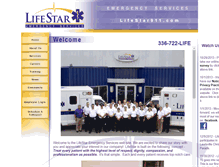Tablet Screenshot of lifestar911.com